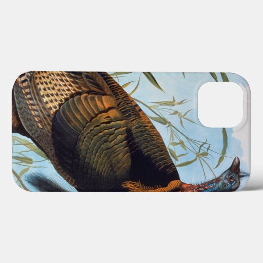 Coques Case-Mate iPhone Audubon : Wild Turkey (Verso (horizontal))