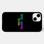 Coques Case-Mate iPhone AUGMENTE. GRIND. GLOW. - Motivational iPhone 14 Co (Verso (horizontal))