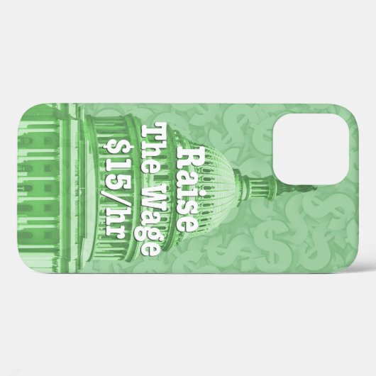 Coques Case-Mate iPhone Augmenter Le Salaire Minimum (Verso (horizontal))