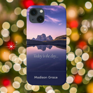 Case-Mate iPhone Case Aujourd'hui est le jour, Serene Mountain Lake