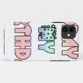 Coques Case-Mate iPhone Aujourd'hui est mon art d'anniversaire (Dos (Horizontal))