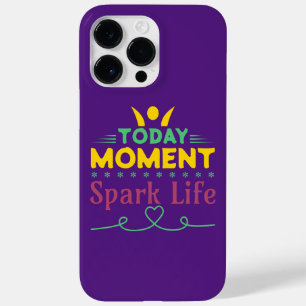 Coque Pour Pour iPhone 14 Pro Max Aujourd'hui Moment, la vie étincelante