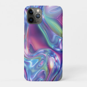 Case-Mate iPhone Case Aura esthétique dégradé en métal liquide holograph