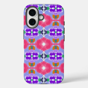 Coques iPhone 16 Aurore Vive Kaléidoscope Fleur Électrique