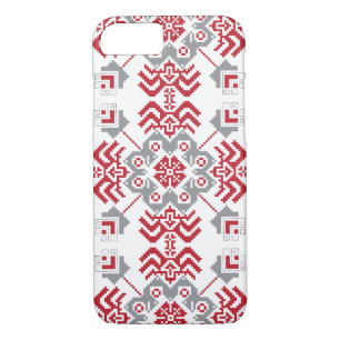 Coque iPhone 8/7 Auseklis letton Médaillon géométrique d'art popula