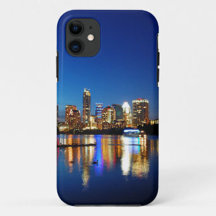 Etui iPhone Case-Mate Austin Texas Downtown Night Skyline Ladybird Lake