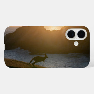 Coques iPhone 16 Australie Kangaroo Sunset Photo