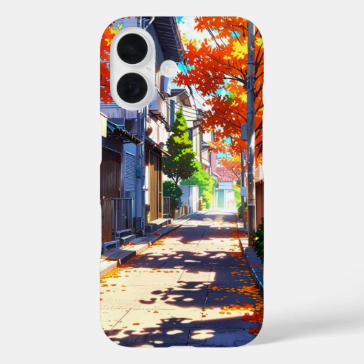 Coques Case-Mate iPhone AutAutomne Cosy Street (Verso)