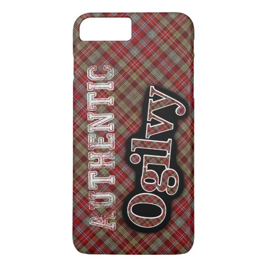 Coques Case-Mate iPhone Authentique Clan Ogilvy Scottish Tartan Design Coq (Dos)