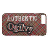Coques Case-Mate iPhone Authentique Clan Ogilvy Scottish Tartan Design Coq (Dos (Horizontal))