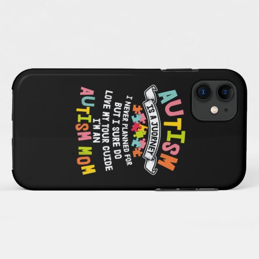 Coques Case-Mate iPhone Autism Matching Famille Sensibilisations sur l'aut (Dos (Horizontal))