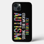 Coques Case-Mate iPhone Autisme Voir le monde différemment Sensibilisation (Verso)