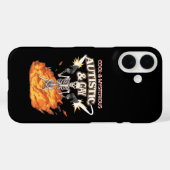 Coques Case-Mate iPhone Autistique et Squelette Gay Sensibilisation sur l' (Verso (horizontal))