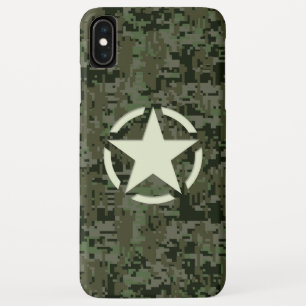 Coque Case-Mate Pour iPhone Autocollant de tag étoile Style camouflage numériq