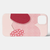 Coques Case-Mate iPhone Autocollants de Pink Heart (Verso (horizontal))