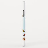 Coques Case-Mate iPhone Automne automne fille jouant avec les feuilles (Dos/Droite)