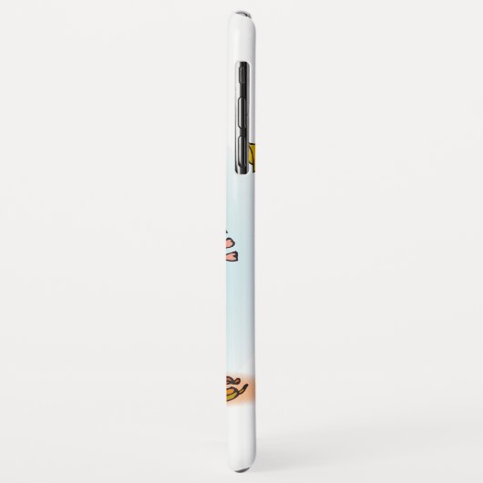 Coques Case-Mate iPhone Automne automne fille jouant avec les feuilles (Dos/Gauche)