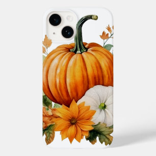 Coque Pour iPhone 14 Automne Chute Feuille Citrouille Récolte d'épices