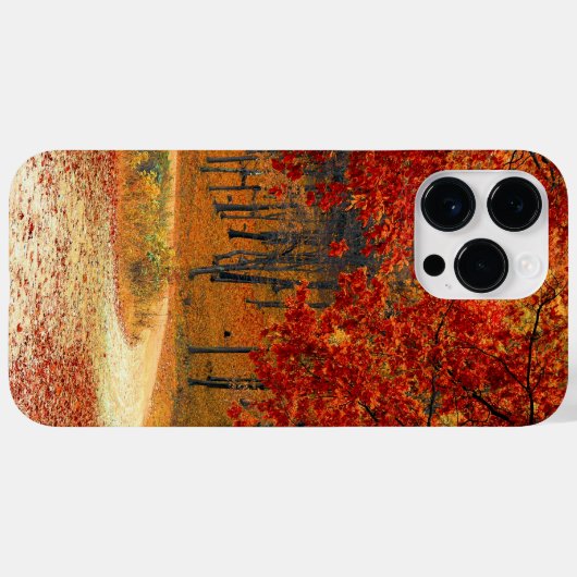 Coques Case-Mate iPhone automne dans la forêt (Verso (horizontal))