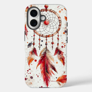 Coques iPhone 16 Automne Dreamcatcher Boho Téléphone Case