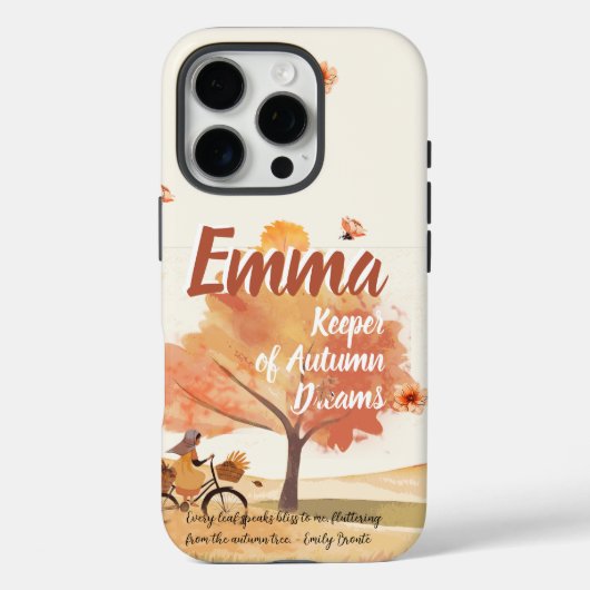 Coques Case-Mate iPhone Automne Dreams Girls - Poster d'art personnalisé (Verso)