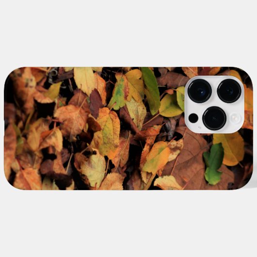 Coques Case-Mate iPhone automne, feuille sec (Verso (horizontal))