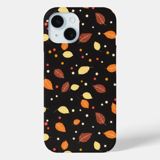 Coques Case-Mate iPhone Automne Feuilles Automne Motif (Verso)