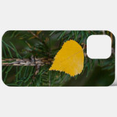 Coques Case-Mate iPhone Automne Jaune Quaking Aspen Leaf Photographie (Verso (horizontal))