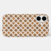 Coques Case-Mate iPhone Automne Mandala Yarn Motif d'aquarelle (Verso (horizontal))