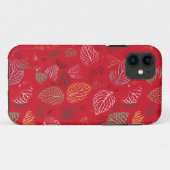 Coques Case-Mate iPhone Automne, Motif Feuille (Dos (Horizontal))