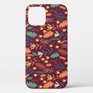 Case-Mate iPhone Case Automne Motif Vintage rouge-orange