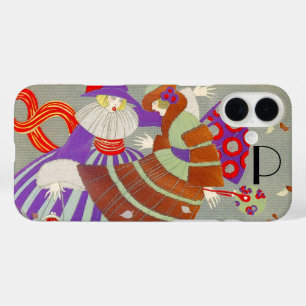 COQUES iPhone 16 PLUS AUTOMNE QUITTE DANS LE MONOGRAMME DE MODE VENT/BEA