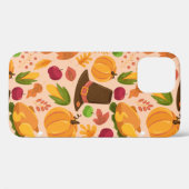 Coques Case-Mate iPhone Automne sans couture motif, mignonne texture de de (Verso (horizontal))