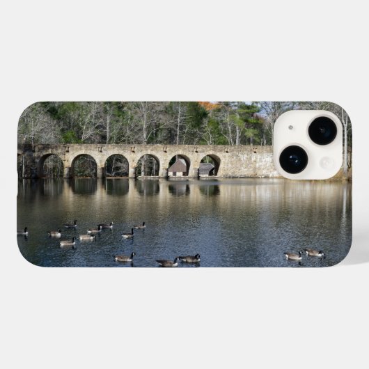 Coques Case-Mate iPhone Automne sur le lac Byrd (Verso (horizontal))