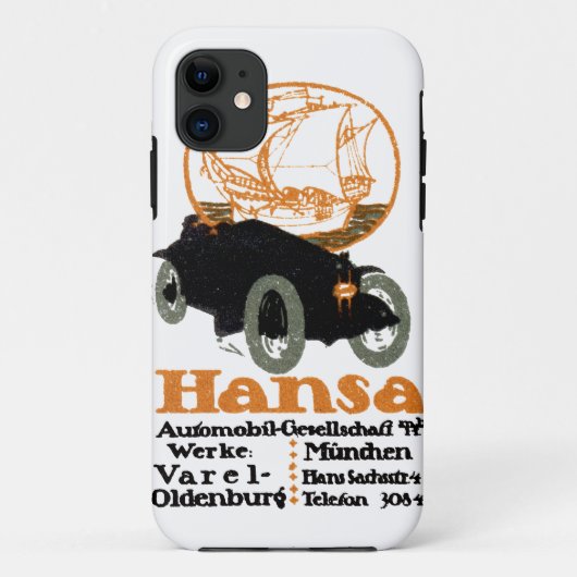 Coques Case-Mate iPhone Automobile Hansa 1914 (Dos)