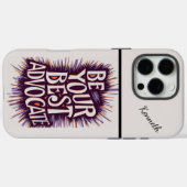 Coques Case-Mate iPhone Autonomisation par l'auto-plaidoyer (Verso (horizontal))