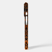 COQUES Case-Mate iPhone AUTORITÉS DE COMPÉTENCES ORANGE BLACK DAMASK GEM A (Verso / Gauche)
