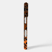COQUES Case-Mate iPhone AUTORITÉS DE COMPÉTENCES ORANGE BLACK DAMASK GEM A (Verso / Droite)