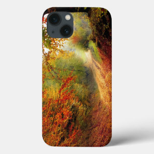 Case-Mate iPhone Case Autumn Leaves and Trees Covering Dirt Road