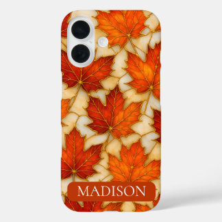 Coques iPhone 16 Autumn Maple Leaf 