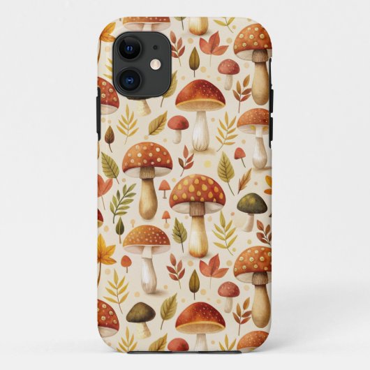 Coques Case-Mate iPhone Autumn Mushrooms (Dos)
