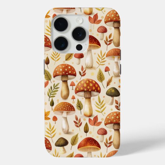 Coques Case-Mate iPhone Autumn Mushrooms (Verso)