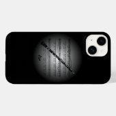 Coques Case-Mate iPhone Avant Garde ~ Oboe sur Globe avec Sheet Music (Verso (horizontal))