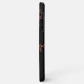 Coques Case-Mate iPhone Avec beaucoup d'amour Rouge Jaune Coeurs Fractal A (Dos/Gauche)