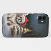 Coques Case-Mate iPhone Aventure de Noël de la Caravane Havanese d'Hiver (Dos (Horizontal))