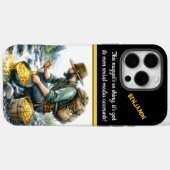 Coques Case-Mate iPhone Aventure d'ornithologie au bord de la rivière (Verso (horizontal))