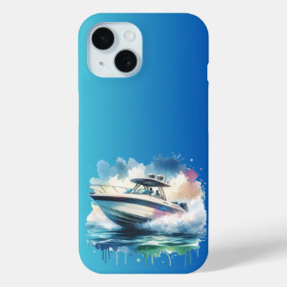 Coque Pour iPhone 15 Aventure en vedette à grande vitesse Splash Ride W