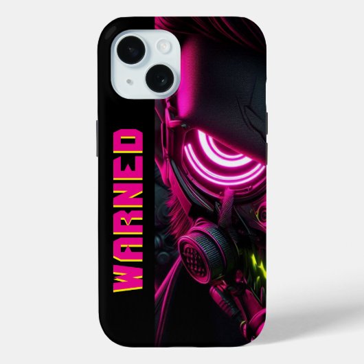 Coques Case-Mate iPhone Averti dans Neon : Bold Tendy Phone Case/iPhone 15 (Verso)