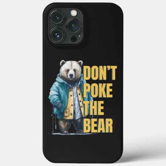 Coques Case-Mate iPhone Avertissement amical : 'Ne pique pas la blague drô (Verso)