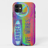 Coques Case-Mate iPhone Avertissement coloré (Dos)